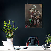 Плакат "Дота 2, Пудж, Pudge, Dota 2", 60×43см, фото 5