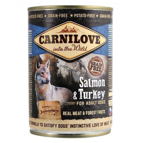 Вологий корм Carnilove Salmon & Turkey для собак, лосось та індичка, 400 г (*)