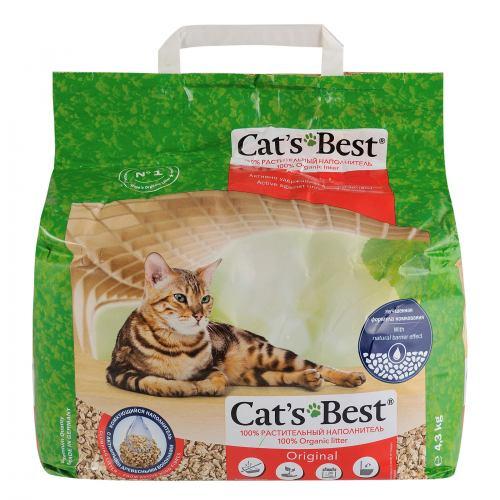Наповнювач Cat’s Best Original для котячого туалету, Деревний, 10 л/4.3 кг (*), фото 1