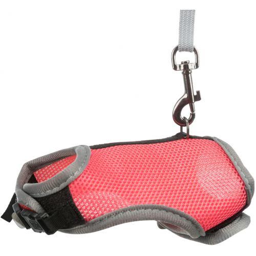 Шлея з повідцем Trixie Soft для морської свинки, нейлон, 18-25 см (кольори в асортименті) (*), фото 1