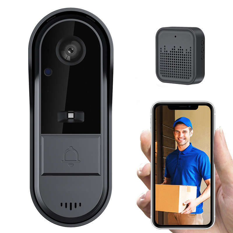 Розумний дверний дзвінок TUYA Doorbell M9 з камерою HD, нічним баченням, датчиком руху та двостороннім зв'язком