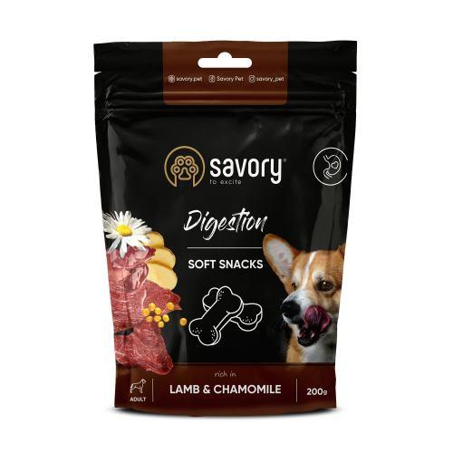 М'які ласощі Savory для покращення травлення собак, ягня та ромашка, 200 г (*)