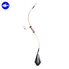 Готова снасть «Вбивця карася» (1 гачок, вантаж «Літак» 20g, 40g, 60g, 80g)