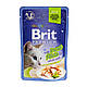 Вологий корм Brit Premium Cat Pouch для котів, філе форелі в желе, 85 г (*), фото 4