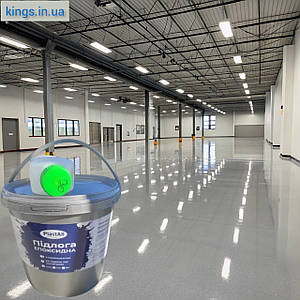 Епоксидна наливна підлога Світло сірий для Гаража до 30 м2 Plastall™ 10 кг KINGS