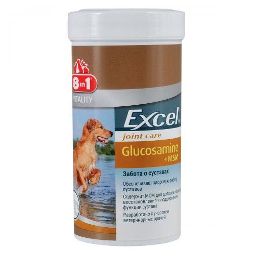 Вітаміни 8in1 Excel «Glucosamine + MSM» для собак, 55 шт (для суглобів) (*)