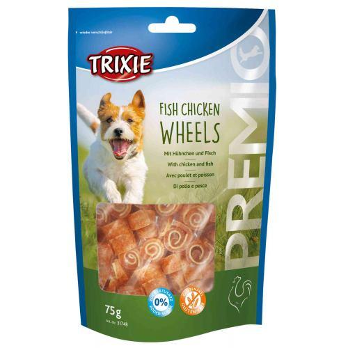 Ласощі Trixie Premio Fish Chicken Wheels для собак з куркою та рибою 75 г (*)