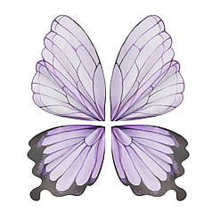 Калька листова 042 метелик бузковий (1шт)