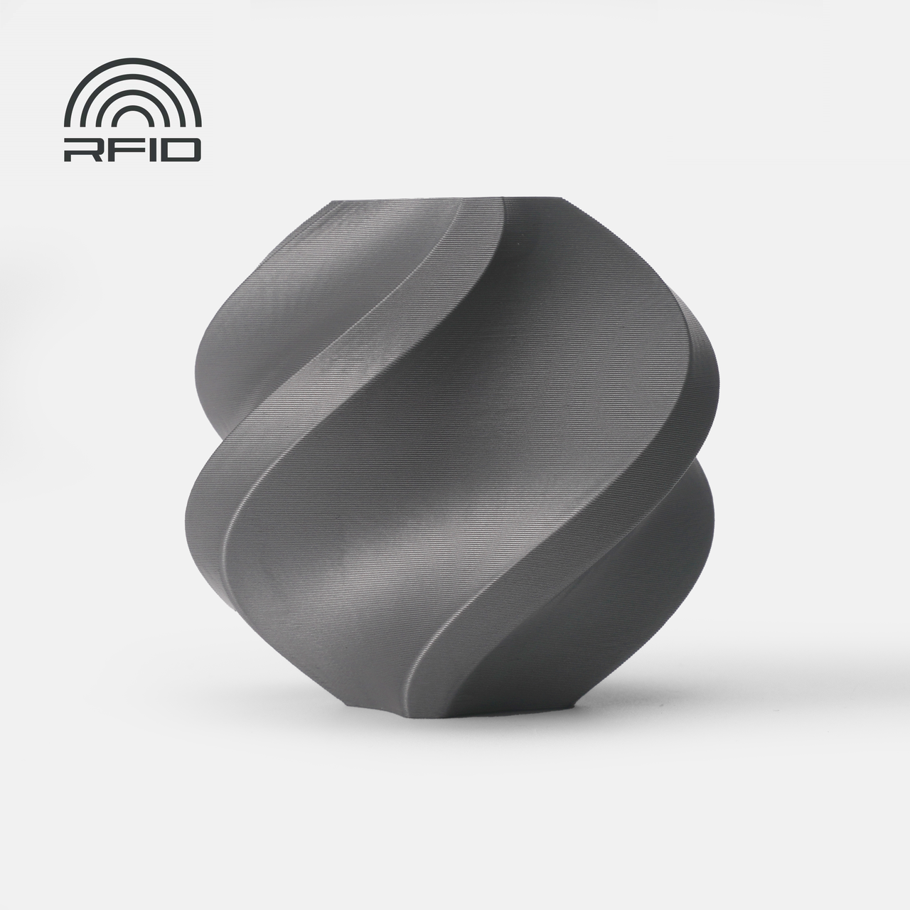 Пластик філамент для 3Д-друку Bambu Lab ABS Silver (40102), Reusable Spool, 1.75мм, 1кг, 398м, 240-270°C, Сріблястий