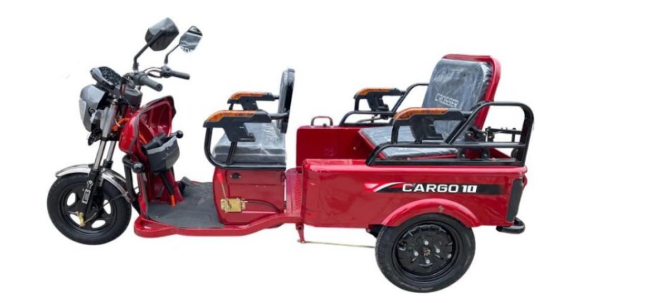 CARGO 10" 60V 32Ah 800W Red  Електротрицикл вантажний