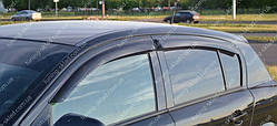 Вітровики вікон Опель Астра Н хетчбек (дефлектори бічних вікон Opel Astra Hb)