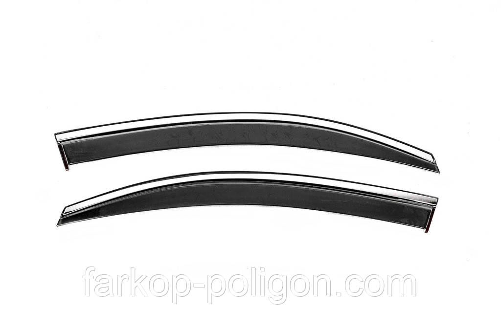 Вітровики з хромом Niken Luxury (2 шт) для Volkswagen Caddy 2004-2010 рр