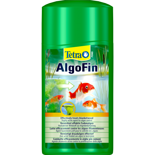 Засіб Tetra Pond AlgoFin для боротьби з ниткоподібними водоростями у ставку, 1 л на 15000 л (*), фото 1