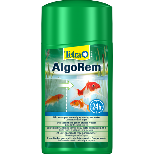 Засіб Tetra Pond AlgoRem для боротьби з каламутною зеленою водою у ставку, 1 л на 15000 л (*), фото 1