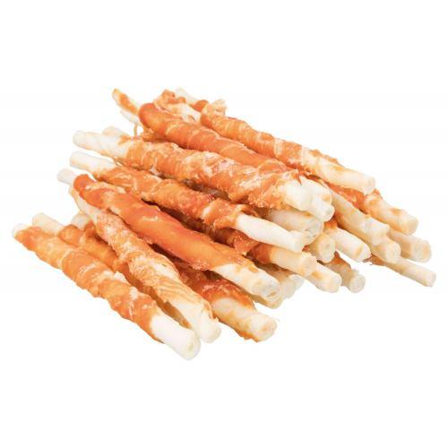Ласощі Trixie Denta Fun Chewing Rolls для собак Паличка для чищення зубів з куркою 12 см 240 г 30 шт (*)
