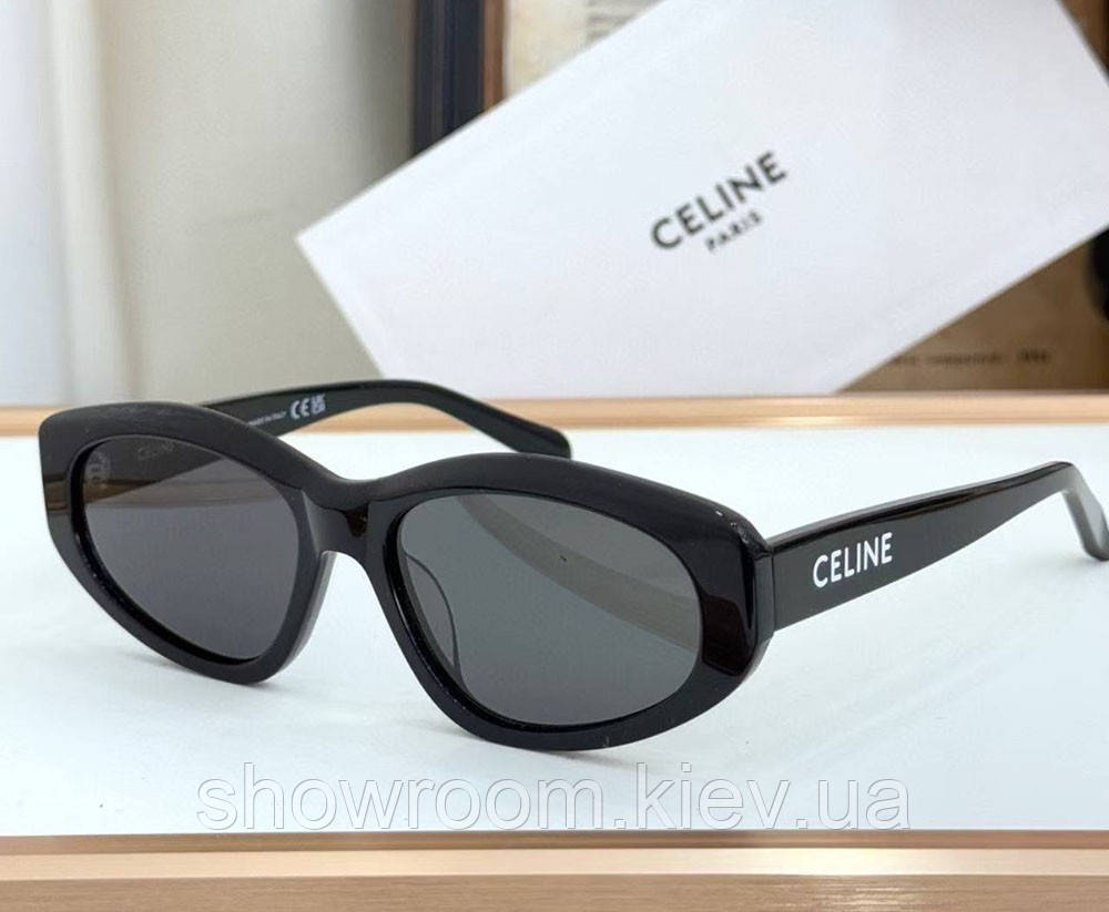 Жіночі сонцезахисні окуляри Celine (40279) black LUX