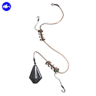 Готова снасть «Вбивця карася» (2 гачка, вантаж «Літак» 20g, 40g, 60g, 80g)