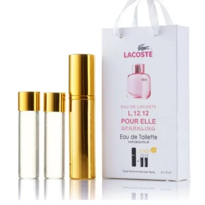 Lacoste Sparkling 3x15ml - Trio Bag