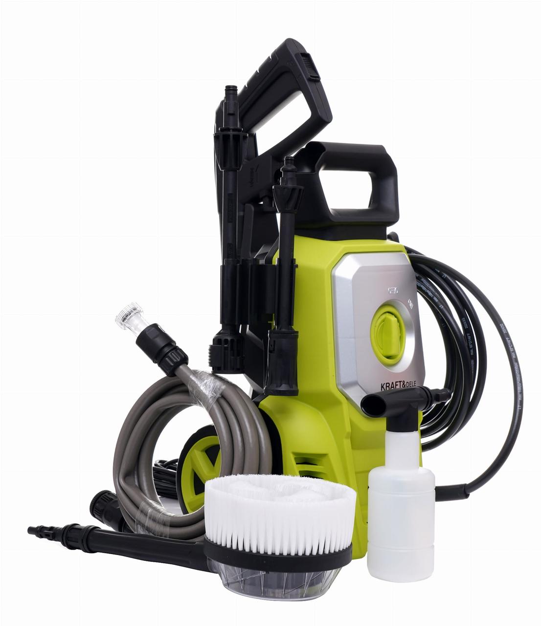 Мийка високого тиску 250 бар 2500W Kraft&Dele KD667 для миття автомобілів, фасадів, терас, садових меблів та іншого