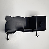 Тримач для фена та аксесуарів Storage Shelf з настінною/навісною установкою Чорний AND-74-20, фото 7