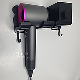 Тримач для фена та аксесуарів Storage Shelf з настінною/навісною установкою Чорний AND-74-20, фото 9