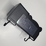 Тримач для фена та аксесуарів Storage Shelf з настінною/навісною установкою Чорний AND-74-20, фото 6