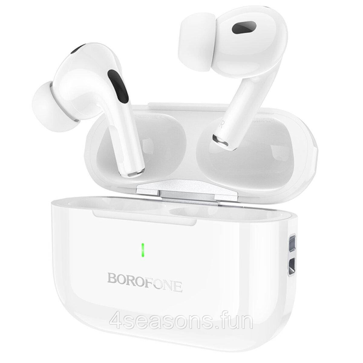 Бездротові навушники BOROFONE BW59 True wireless stereo headset White, фото 1