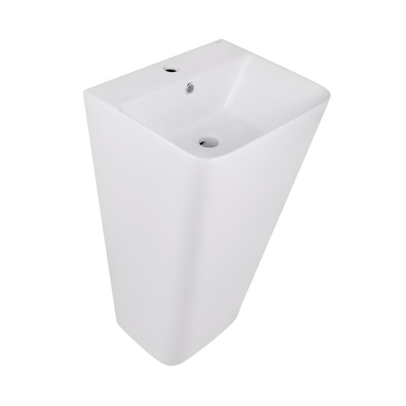Раковина для підлоги моноблок Qtap Tern 440х380х830mm White QT1711G302WN, фото 1