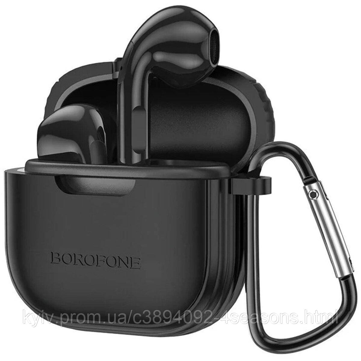 Бездротові навушники BOROFONE BW29 Charm true wireless BT headset Space Black, фото 1