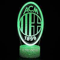 3Д Нічник - Лампа - Манчестер Юнайтед (Manchester United) - Подарунок футболісту Lestar