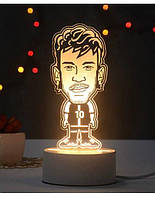 3Д Нічник - Лампа - Манчестер Юнайтед (Manchester United) - Подарунок футболісту Lestar