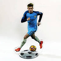 Фігурка футболіста Акрилова - Кевін Де Брюйне (Kevin De Bruyne) Подарунок футболісту - 15 см