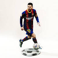 Фігурка футболіста Акрилова - Ліонель Мессі - (Lionel Messi) Подарунок футболісту - 15 см