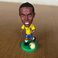 Фігурка футболіста - фігурка футболіста - Роналдіньйо - Бразилія (Ronaldinho) Подарунок футболісту - 6,5 см