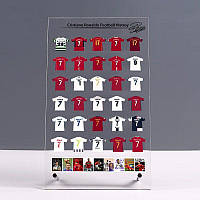 Акрилова декоративна пластина історія Кріштіану Роналду (Cristiano Ronaldo) Подарунок футболісту 25х15 см