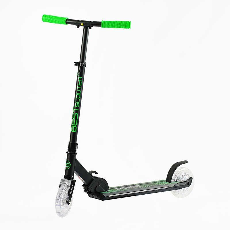 Самокат двоколісний "Best Scooter" L-00356 (2) колеса PU, d переднього колеса 145мм, диски коліс, дека, вилка зі світлом, в