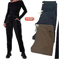 Штани жіночі велюр розмір норма XL/2XL-4XL/6XL (46-54) (від 6 шт)