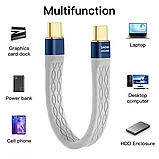 Швидкістний дата кабель USB Type-C 8K, 40Gbps, USB 4.0, PD240W для SSD, фото 3