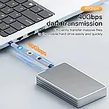Швидкістний дата кабель USB Type-C 8K, 40Gbps, USB 4.0, PD240W для SSD, фото 9