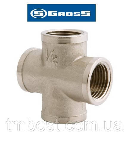 Хрестовина 1/2" ВВВВ нікельована Gross SF