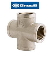 Хрестовина 1/2" ВВВВ нікельована Gross SF