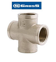 Хрестовина 1/2" ВВВВ нікельована Gross SF