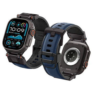 Ремінець Spigen для Apple Watch (49mm/46mm/45mm/44mm/42mm) - DuraPro Armor, Navy Blue (AMP09103)