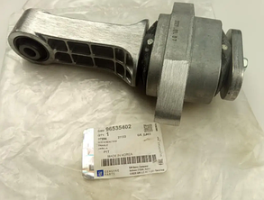 Подушка двигуна ліва задня Авео 1.5 МКППТ200/250/255 оригінал — 96535402