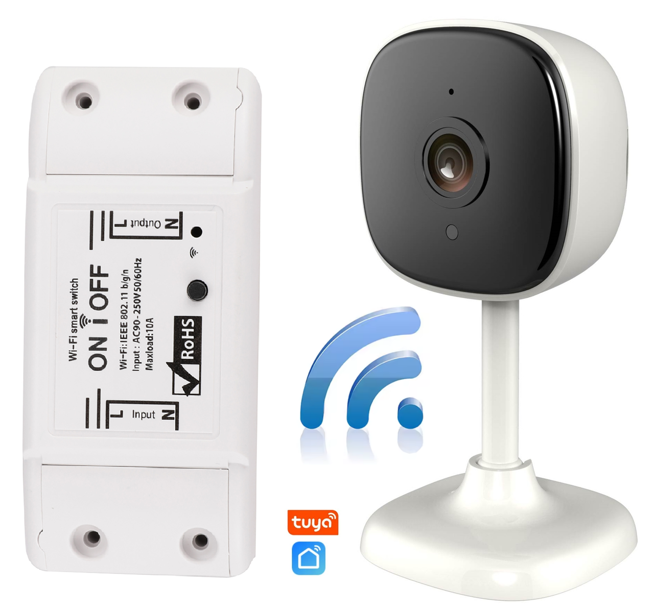 WIFI автоматизація освітлення 1DAL LightKit WF13 | Камера з датчиком руху + Реле вимкнення | APP "Tuya"