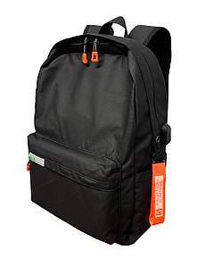 Рюкзак для ноутбука 14 дюймів Vigson 1329-B, чорний, водонепроникний #