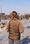 Жіноча демісезонна куртка К-308 шоколад, розміри 42-52, фото 8