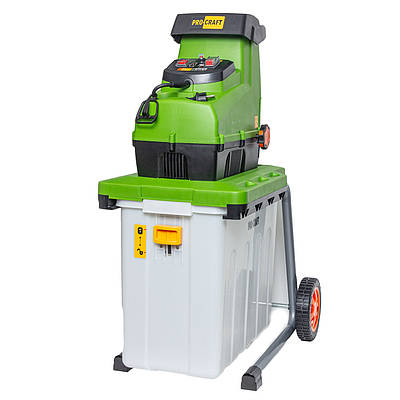 Подрібнювач гілок мережевий 2800 Вт Procraft PSL2800 60 об хв Макс. діаметр гілок 44 мм