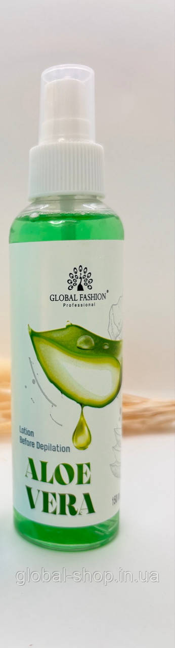 Лосьйон до депіляції з Алое Вера Global fashion lotion before depilation,150 ml