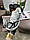 Чоловічі шкіряні текстиль кросівки Nike Air Peg 2K5 White Black, кеди Найк білі весна осінь. Чоловіче взуття, фото 3